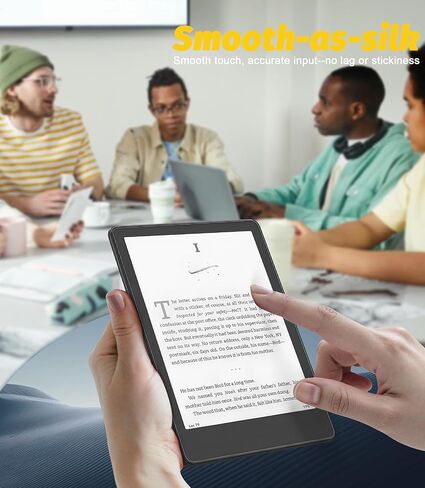 (3 عبوات) واقي شاشة غير لامع مضاد للوهج من Orzero متوافق مع 7 بوصات Colorsoft 2025/Kids 2025/Signature Edition 2024/Paperwhite 2024/XIAODU 5، مادة TPU الناعمة الممتازة المضادة لبصمات الأصابع وخالية من الفقاعات ومضادة للخدش in Kuwait