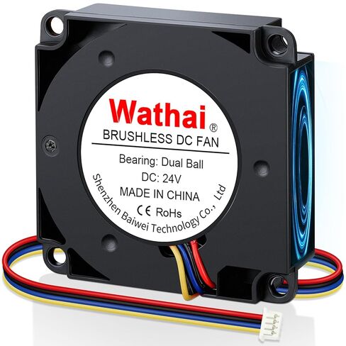Wathai PWM 4 Pin 40mm منفاخ صغير 4010 مروحة 24 فولت، Ender 3 Fan ترقية 24 فولت مراوح مزدوجة كروية لاستبدال Ender 3 Pro 3X CR-10S in Saudi Arabia