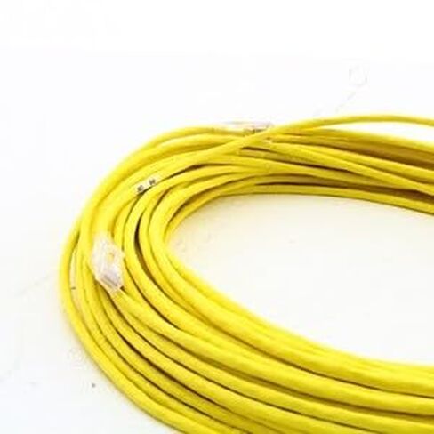 #US Patch Cord Cat 5e Yellow 95 Ft LAN Ethernet Network Cable HC5EY95 in Kuwait