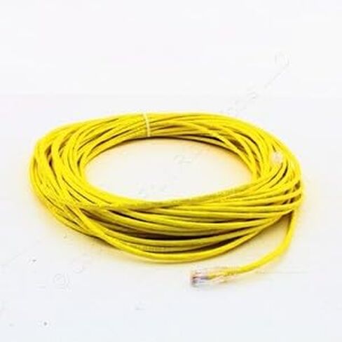 #US Patch Cord Cat 5e Yellow 95 Ft LAN Ethernet Network Cable HC5EY95 in Kuwait