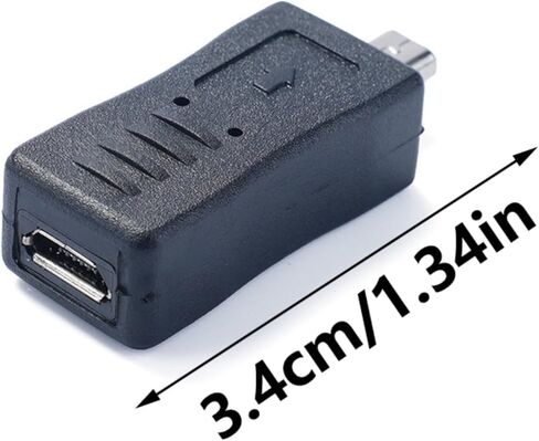 USB 5Pin to 8Pin Adapter 5Pin Female to 8 Pin Male Conversion Adapter for Phone Computer Data Transfer Cable in Saudi Arabia