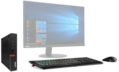 Lenovo ThinkCentre M720q Tiny Desktop Intel i5-8500T up to 3.50GHz 16GB DDR4 New 512GB NVMe SSD Built-in AX210 Wi-Fi 6E BT Dual Monitor Support Wireless Keyboard and Mouse Win11 Pro (Renewed) in Saudi Arabia