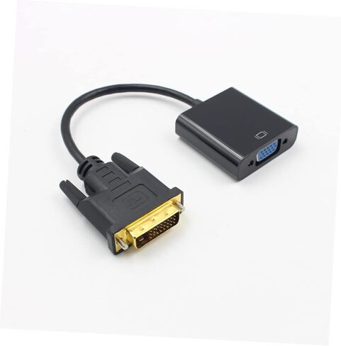 كابل محول Gadpiparty Dvi إلى Vga Dvi-d إلى Vga محول ذكر إلى شاحن أنثي مدخل دبوس الإخراج in Kuwait