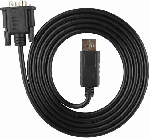 محول كابل DisplayPort HD 1080P إلى VGA، ومنفذ DisplayPort إلى VGA، للنساء المنزلي لأجهزة الكمبيوتر المحمول للرجال in Kuwait