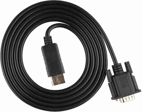 محول كابل DisplayPort HD 1080P إلى VGA، ومنفذ DisplayPort إلى VGA، للنساء المنزلي لأجهزة الكمبيوتر المحمول للرجال in Kuwait