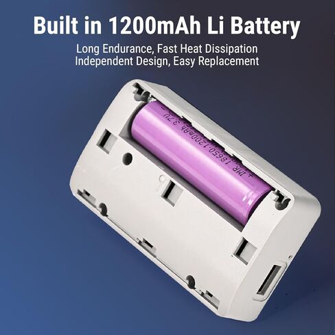 Eujgoov 1200mAh Battery Backup Mini UPS Charging Adapter USB Emergency Standby for 5V2A Devices (US Plug) in Saudi Arabia