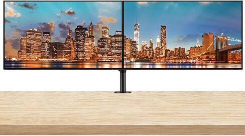 شاشة HP Z27 مقاس 27 بوصة بدقة 4K UHD 3840 x 2160 بإضاءة خلفية LED (2TB68A8#ABA) حزمة من قطعتين مع حامل شاشة مثبت على المكتب قابل للتعديل بالكامل in Kuwait
