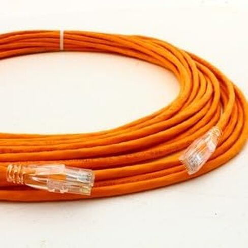 #US HC5EOR50 Cat5e برتقالي 50 قدم سلك توصيل إيثرنت شبكة مركز البيانات in Kuwait
