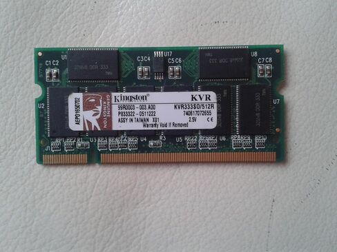 ذاكرة الكمبيوتر المحمول Kingston ValueRAM 1 جيجا بايت 333 ميجا هرتز DDR Non-ECC CL2.5 SODIMM in Kuwait