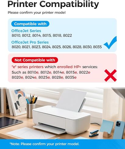 مجموعة خراطيش حبر 910XL لطابعات HP 910 910XL متوافقة مع طابعات OfficeJet Pro 8025e 8025 8018 8028e 8028 8030 8035e 8035 OfficeJet 8010 8020 8015 8015e 8022 8022e - أسود سماوي أرجواني أصفر in Kuwait