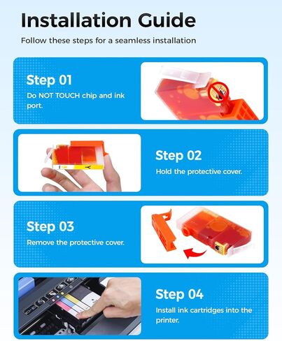 مجموعة خراطيش حبر 910XL لطابعات HP 910 910XL متوافقة مع طابعات OfficeJet Pro 8025e 8025 8018 8028e 8028 8030 8035e 8035 OfficeJet 8010 8020 8015 8015e 8022 8022e - أسود سماوي أرجواني أصفر in Kuwait