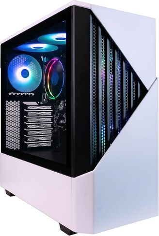 كمبيوتر Periphio Reaper للألعاب - AMD Ryzen 5 5600G 4.4 جيجا هرتز، Radeon Vega 7 (4 جيجابايت) iGPU، ذاكرة الوصول العشوائي للألعاب DDR4 3600 ميجا هرتز سعة 16 جيجابايت، 250 جيجابايت NVME SSD + 1 تيرابايت HDD، واي فاي، كمبيوتر Windows 10 (Windows 11 جاهز) (R in Kuwait