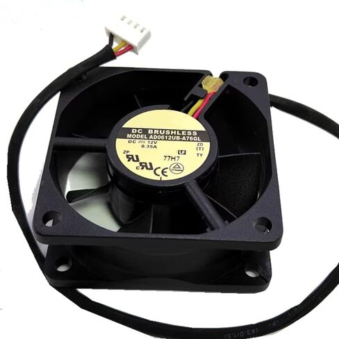 AD0612UB-A76GL DC 12V 0.35A 60x60x25mm 3-Wire Cooling Fan in Kuwait