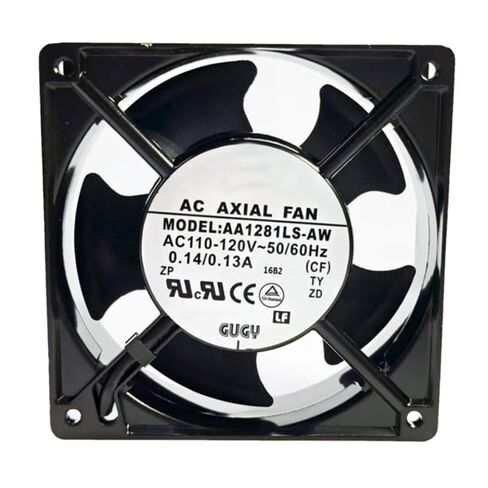 AA1281LS-AW AC 110/120V 0.14/0.13A 120x120x38mm 2-Wire Cooling Fan in Saudi Arabia