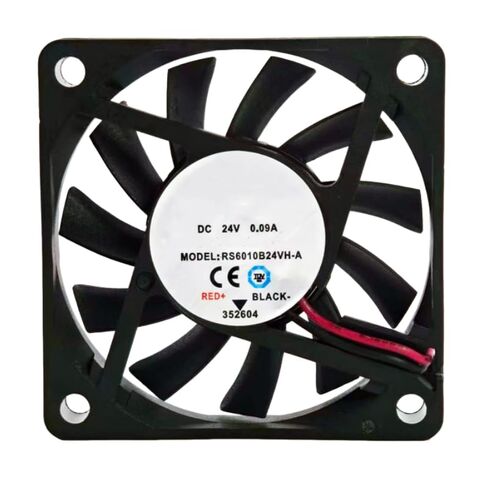 RS6010B24VH-A DC 24V 0.09A 60x60x10mm 2-Wire Cooling Fan in Saudi Arabia