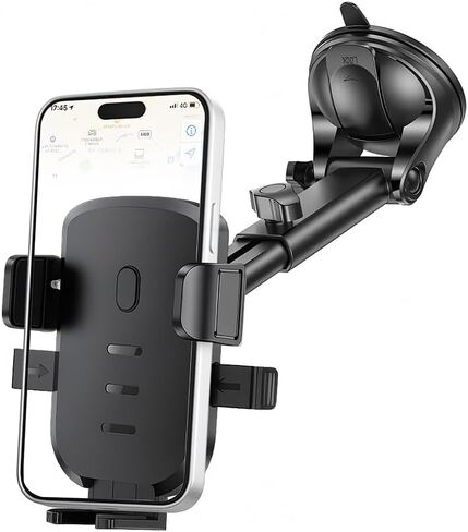 Car Phone Holder, Magnetic Strong Suction Cup Vehicle Dashboard Cellphone Mount, 360° Rotation Automotive Cell Smartphone Cradle Stand, Universal for Truck SUV Van (Pink) in Saudi Arabia
