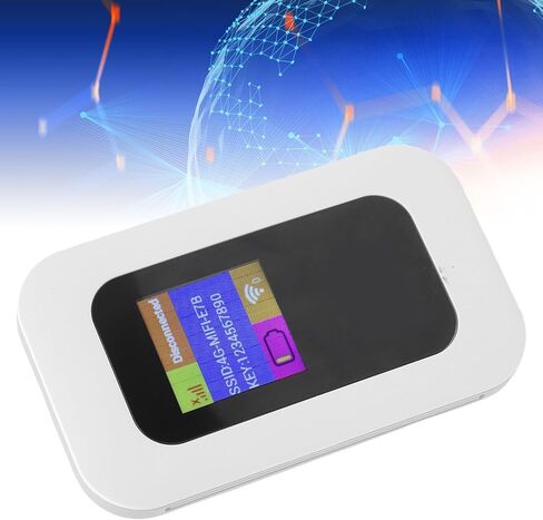 جهاز Luqeeg WiFi Hotspot، إعداد سهل للتوصيل والتشغيل بسرعة 300 ميجابايت في الثانية عالي السرعة 4G جهاز نقطة اتصال متنقل محمول مع عمر بطارية طويل، أدوات إلكترونية للتخييم أثناء السفر in Saudi Arabia