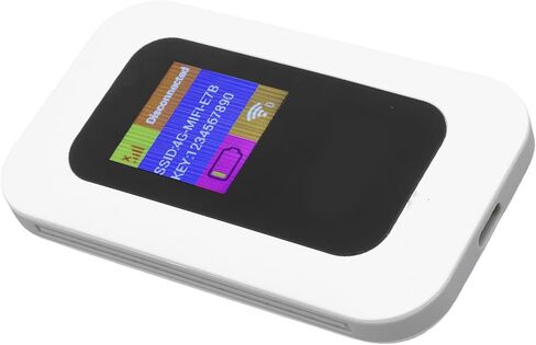 جهاز Luqeeg WiFi Hotspot، إعداد سهل للتوصيل والتشغيل بسرعة 300 ميجابايت في الثانية عالي السرعة 4G جهاز نقطة اتصال متنقل محمول مع عمر بطارية طويل، أدوات إلكترونية للتخييم أثناء السفر in Saudi Arabia