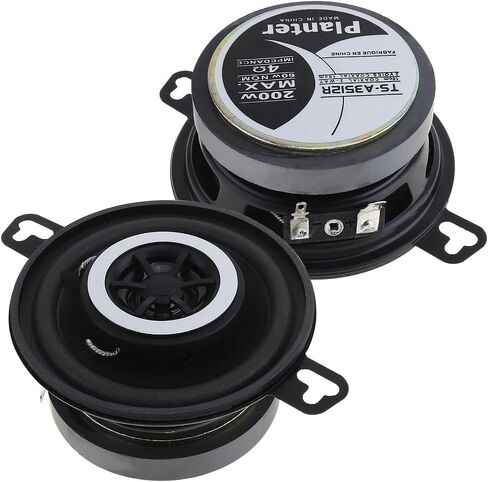 2pcs Car Stereo Speakers, 3.5 Inch Coaxial Loud Pro Audio Car Speaker, 12V 200W Universal Automobile Car Horn Speaker with Coaxial Type and Full Frequency for Most Vehicle Audio System in Saudi Arabia