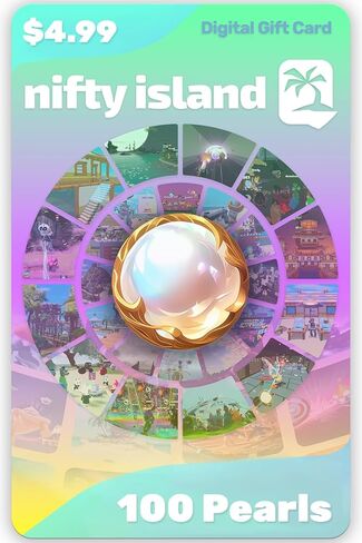 بطاقة هدايا Nifty Island الرقمية - 4700 لؤلؤة [تتضمن عنصرًا افتراضيًا حصريًا] [الرمز الرقمي] in Kuwait