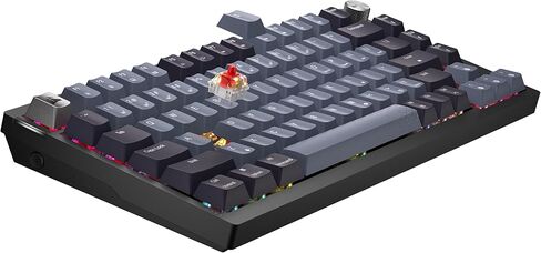 لوحة مفاتيح الألعاب الميكانيكية Corsair K65 Plus اللاسلكية بنسبة 75% RGB - مفاتيح خطية حمراء MLX مشحمة مسبقًا - أغطية مفاتيح PBT Dye-Sub - الكمبيوتر الشخصي، Mac، PS5، PS4، Xbox، iPad - QWERTY NA - أسود/رمادي (متجدد) in Saudi Arabia