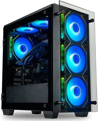 Stratos Micro RTX 5060 Ti 16 جيجابايت، 20 نواة Intel Ultra 7 265KF، 32 جيجابايت DDR5 RAM، 1 تيرابايت NVMe SSD، كمبيوتر مكتبي للألعاب مع Windows 11 Pro، ضمان 3 سنوات، لوحة مفاتيح RGB + ماوس، شبكة Wi-Fi داخلية 6E، 3X DP وHDMI in Saudi Arabia