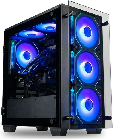 Stratos Micro RTX 5060 Ti 16 جيجابايت، 20 نواة Intel Ultra 7 265KF، 32 جيجابايت DDR5 RAM، 1 تيرابايت NVMe SSD، كمبيوتر مكتبي للألعاب مع Windows 11 Pro، ضمان 3 سنوات، لوحة مفاتيح RGB + ماوس، شبكة Wi-Fi داخلية 6E، 3X DP وHDMI in Kuwait