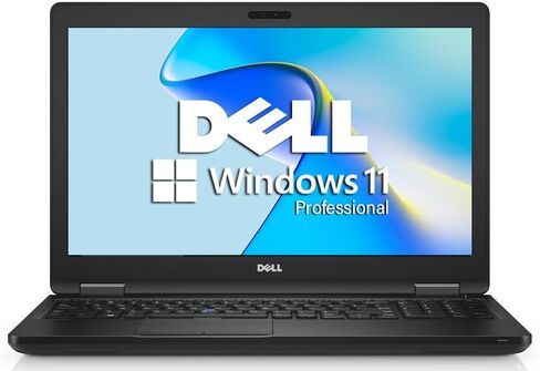 كمبيوتر محمول Dell Latitude 5580 مقاس 15.6 بوصة، الجيل السابع Core i5-7300، ذاكرة الوصول العشوائي 8 جيجابايت، 256 جيجابايت SSD، HDMI، Windows 11 Pro (متجدد) in Kuwait