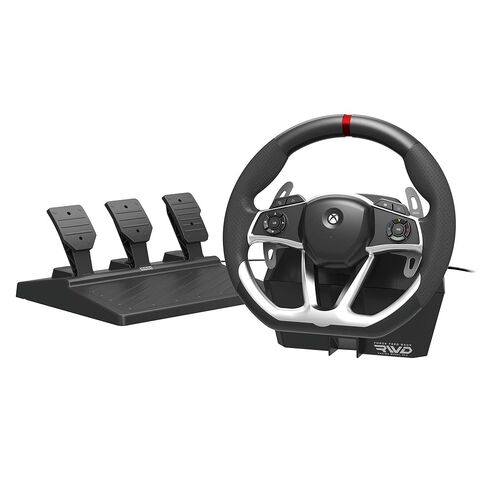عجلة سباق HORI Wired Force Feedback Racing Wheel DLX - عجلة قيادة مع اهتزاز ودواسات - Xbox Series X - Xbox One in Kuwait