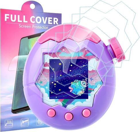 6-PCS Screen Protectors Compatible with Tamagotchi Paradise, Soft TPU Full Coverage Screen Cover Anti-Scratch Clear Film in Saudi Arabia