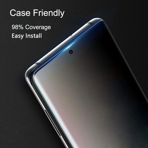 2 Pack For Motorola Edge 2025 Privacy Screen Protector [Anti-Scratch], Anti-Spy, Case Friendly, 9H Hardness, Bubble Free Tempered Glass Screen Protector for Moto Edge 2025 5G in Saudi Arabia