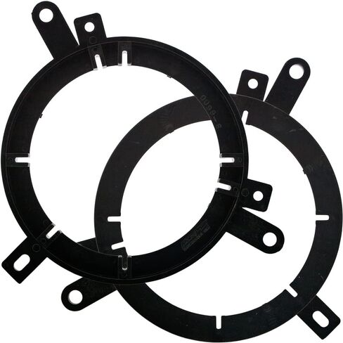 مكبرات صوت KICKER مقاس 6.5 بوصة لمجموعة ترقية Toyota Highlander 2001-2007 - زوج من سلسلة CS مع محولات وحزام، مكون 6 1/2 مكبر صوت للباب الأمامي للسيارة CSS65، 46CSS654 in Kuwait