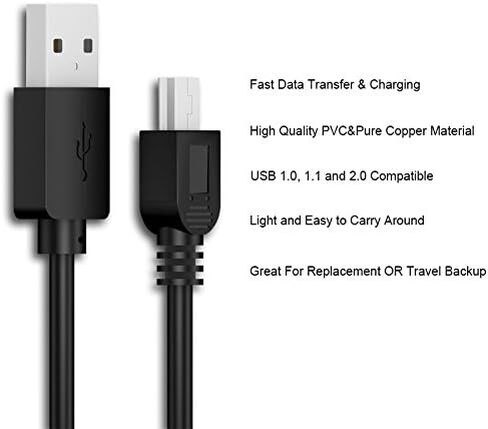 MaxLLTo Premium USB PC Data Sync Cable Cord Lead for Olympus Camera Evolt E-300 T-10 T10 in Saudi Arabia