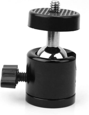 Gadpiparty Thread Mini Tripod Ball Head Mount Rotation متوافق مع البلاستيك المعدني الأسود in Kuwait