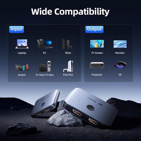 لوحة تبريد للكمبيوتر المحمول llano V12 RGB ومحول HDMI 2.1 8K@60 هرتز 4K@120 هرتز in Kuwait