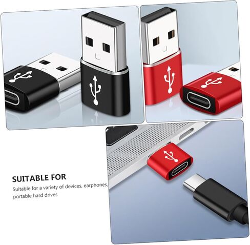 مجموعة محولات USB C مكونة من 5 قطع من النوع C إلى USB 3.0 لأجهزة الكمبيوتر المحمولة والهواتف الذكية المتوافقة مع الشحن السريع وتصميم قوي in Saudi Arabia
