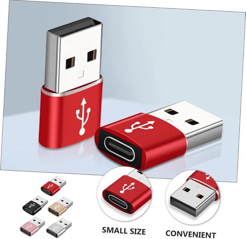 مجموعة محولات USB C مكونة من 5 قطع من النوع C إلى USB 3.0 لأجهزة الكمبيوتر المحمولة والهواتف الذكية المتوافقة مع الشحن السريع وتصميم قوي in Saudi Arabia