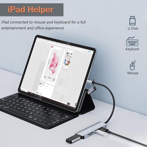 5 in 1 USB A & USB-C Hub with Memory Card Readerfor PC, Laptops in Saudi Arabia