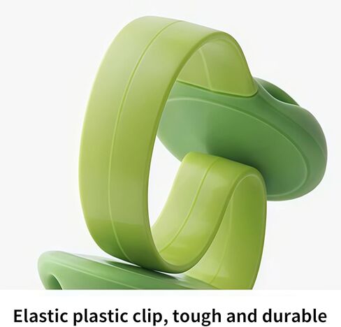 Single Pack Cable Management Clips - Self-Adhesive Cord Organizer for Desk, Nightstand, Office | Green Wire Holder for Chargers, USB Cables (No Drill, Multipurpose) in Saudi Arabia