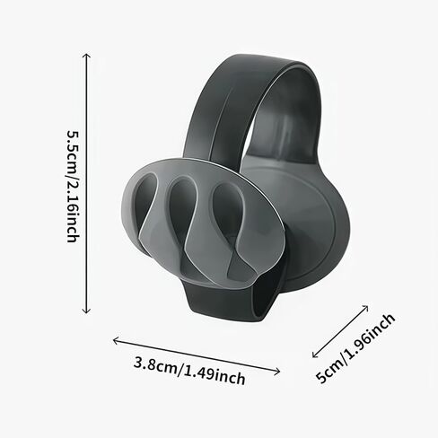 Single Pack Cable Management Clips - Self-Adhesive Cord Organizer for Desk, Nightstand, Office | Green Wire Holder for Chargers, USB Cables (No Drill, Multipurpose) in Saudi Arabia