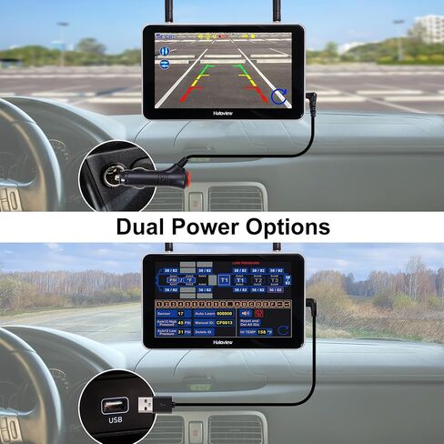 نظام كاميرا احتياطية Haloview Byte Tango BT7 TPMS-6 Plus 1080P Wireless 3 مع مستشعر TPMS 6 عبوات in Kuwait