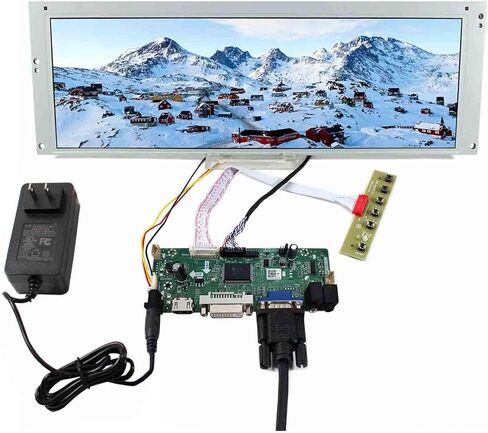 شاشة LCD VSDISPLAY مقاس 14.9 بوصة مقاس 1280 × 390 LTA149B780F مع لوحة تشغيل الصوت DVI VGA ومحول الطاقة in Saudi Arabia