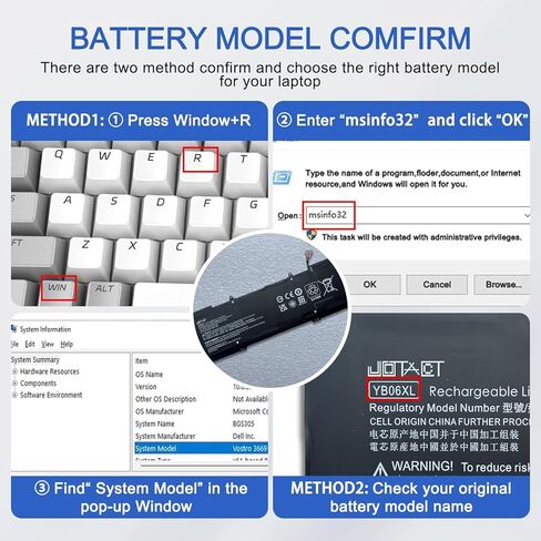 JOTACT YB06XL 928427-271 84.08Wh Battery for HP Spectre x360 Convertible 15-CH 15T-CH 15-CH0XX 15-CH011DX 15-CH010TX 15-CH002TX 15-CH034NG Series 928372-855 HSTNN-DB8H YB06084XL TPN-Q200 in Kuwait