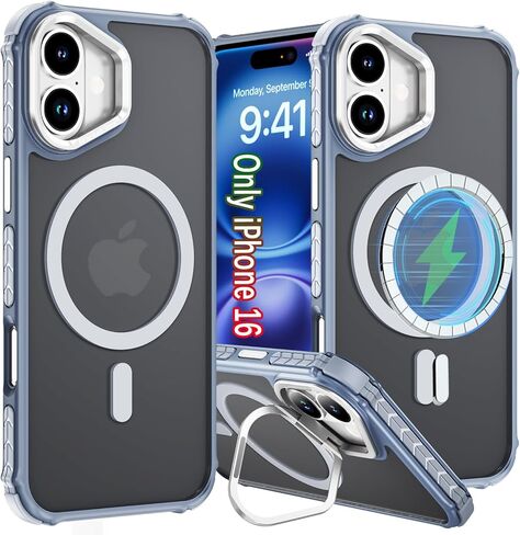 16 Pro Max Case Magnetic for iPhone 16 Pro Max Phone, Compatible with MagSafe, Military-Grade Protection, Slim Magnetic Phone Case for iPhone16 Pro Max 6.9 inch, Orange in Kuwait