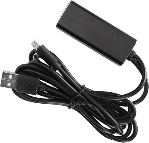 Micro USB to RJ45 Ethernet Adapter HighSpeed Network Connector for TV Sticks Plug and Play for Stable Internet Access Aluminum Alloy ABS All Users in Saudi Arabia
