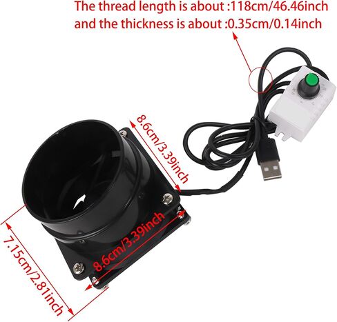 مروحة شفاط صغيرة BQLZR 5V USB in Saudi Arabia