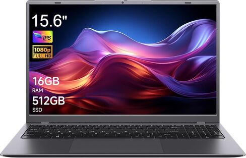 كمبيوتر محمول، مع Pentium 6500Y، ذاكرة وصول عشوائي 16 جيجابايت، SSD 512 جيجابايت، شاشة IPS FHD مقاس 15.6 بوصة، كمبيوتر محمول للأعمال طويل العمر، Wi-Fi 5، BT 5.0، USB من النوع C، منافذ HDMI، كمبيوتر محمول تقليدي للعمل المكتبي in Kuwait