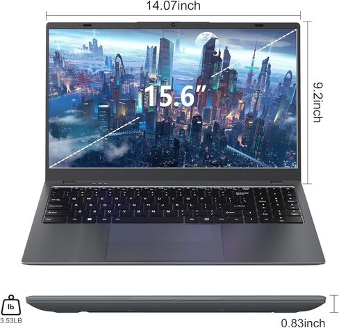 كمبيوتر محمول، مع Pentium 6500Y، ذاكرة وصول عشوائي 16 جيجابايت، SSD 512 جيجابايت، شاشة IPS FHD مقاس 15.6 بوصة، كمبيوتر محمول للأعمال طويل العمر، Wi-Fi 5، BT 5.0، USB من النوع C، منافذ HDMI، كمبيوتر محمول تقليدي للعمل المكتبي in Kuwait
