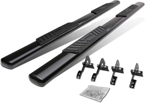 DNA Motoring STEPB-ZTL-8150-525-SS 6 Inches Wide Stainless Steel Side Step Nerf Bar Running Boards Compatible with 2004-2014 F150 Super Cab in Saudi Arabia