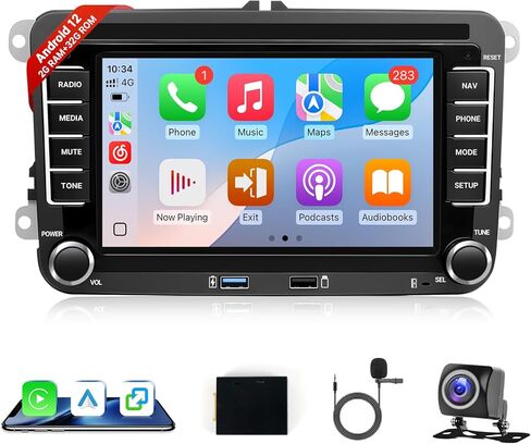 Leadfan Car Radio for Volkswagen Jetta Passat Tiguan Golf MK5 MK6 Seat in Saudi Arabia
